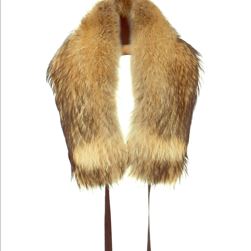 Fox fur scarf